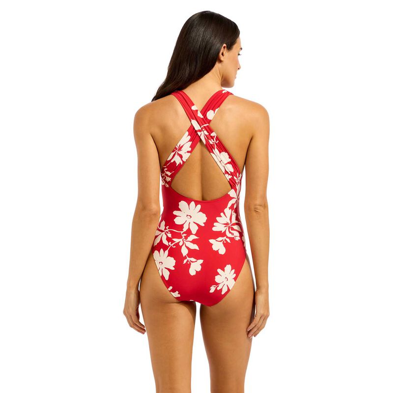 Seafolly Mayflower Cross Back One Piece Swimsuit image number 1